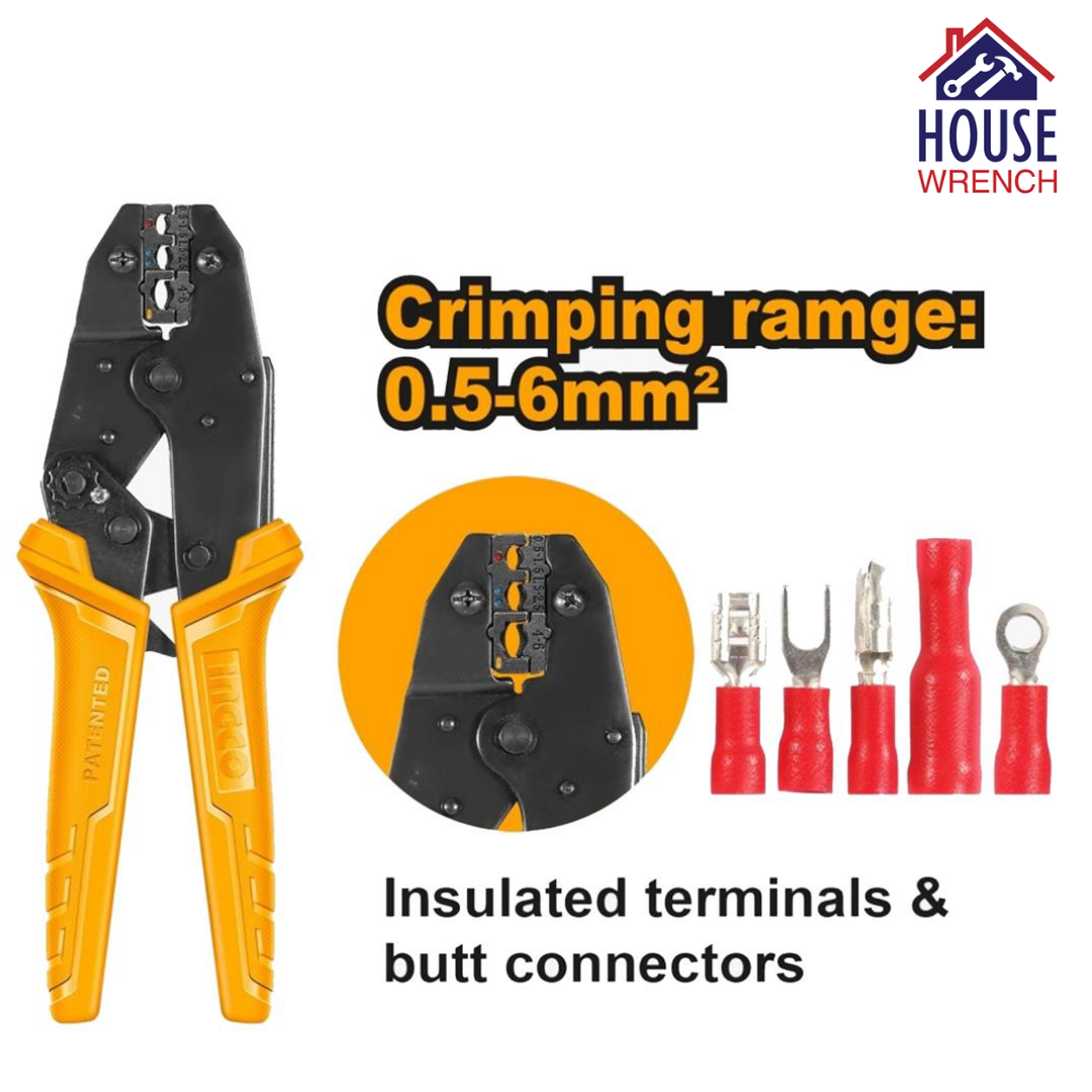 Ratchet crimping plier-HRCPJ0506 – House Wrench