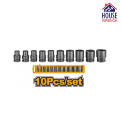 10PCS 1/2" impact socket set  -HKISSD12101