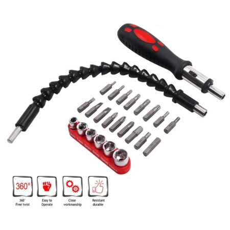 BIT & SOCKET SET 25 PCS - WISEUP