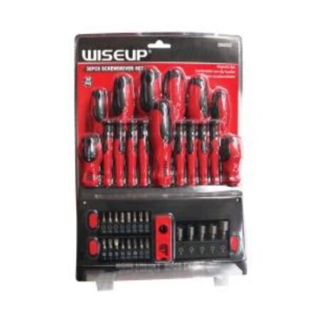SCREW DRIVER & BIT SET 38 PCS - WISEUP