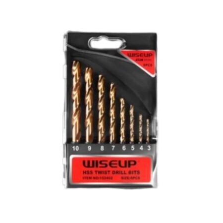 DRILL BIT SET HSS 6 PCS (2-8 MM) - WISEUP