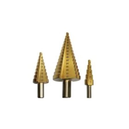 STEP DRILL BIT SET ( 3 PCS ) - WISEUP