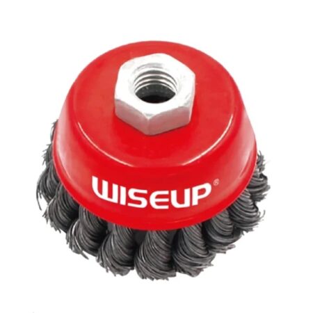 CUP WIRE BRUSH 3" ( HARD ) - WISEUP