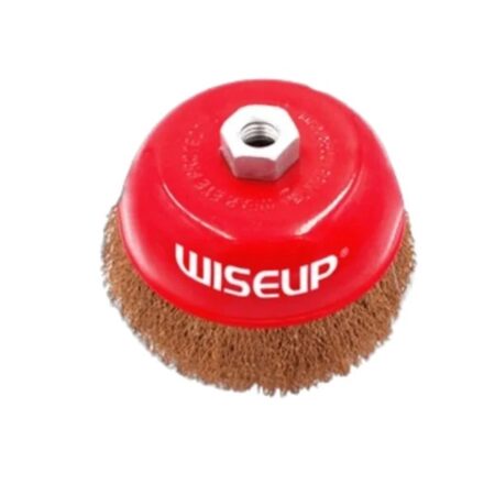 CUP WIRE BRUSH 3" ( SOFT ) - WISEUP